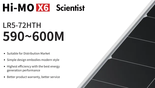 LONGi Solar Module: LR5-72HTH 590~600M